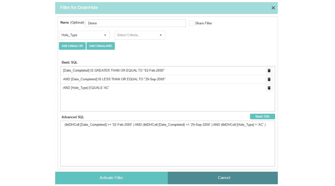 datashed5's advanced search and query capabilities