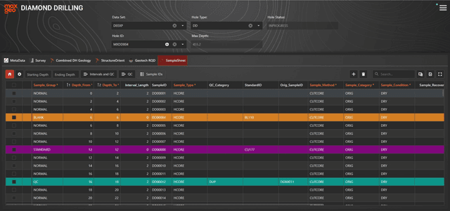 logchief lite: Fast Geological Logging | maxgeo | maxgeo